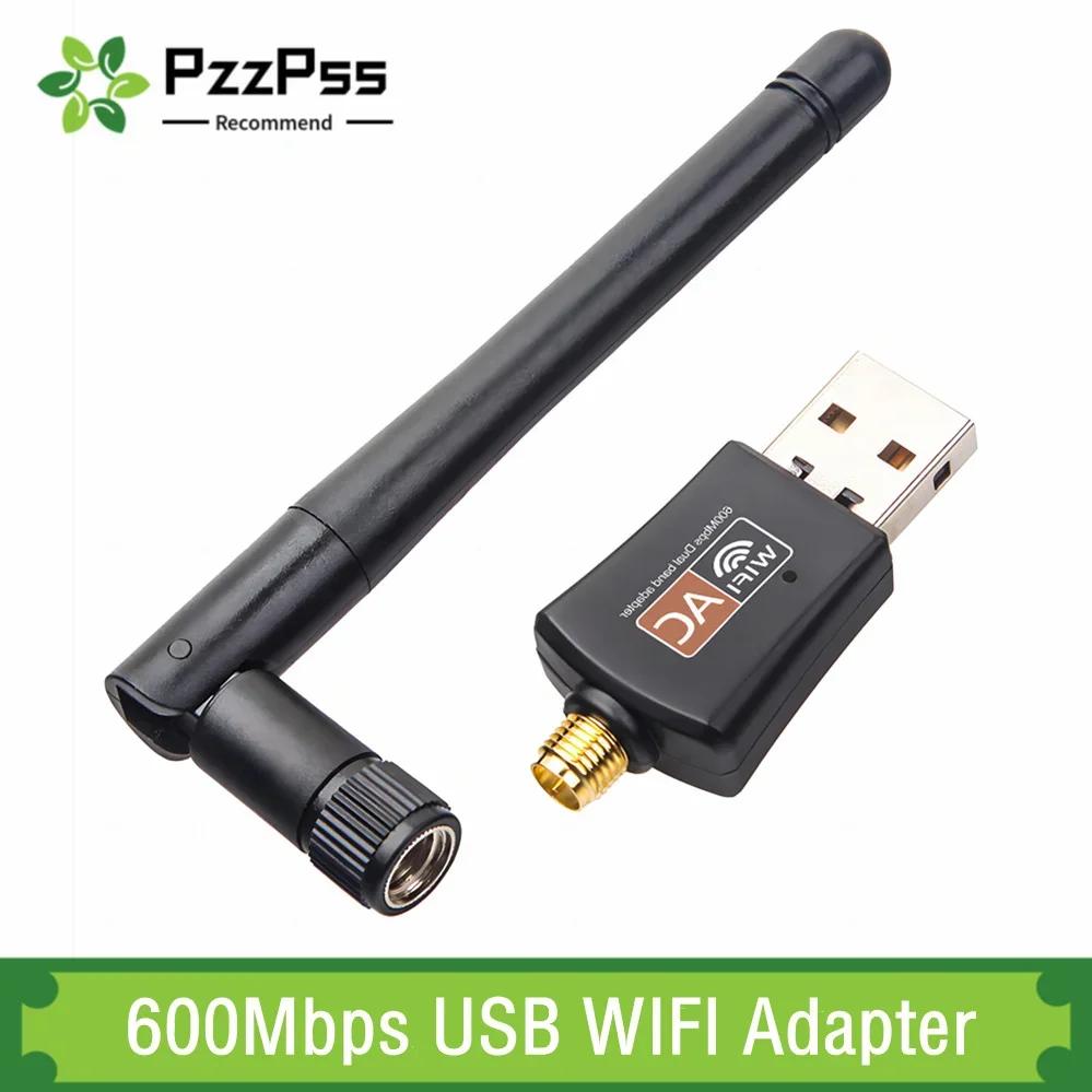 PzzPss   600Mbps USB  , ׳ , PC ̴ ǻ Ʈũ ī ù, PC ƮϿ, 2.4GHz, 5GHz
